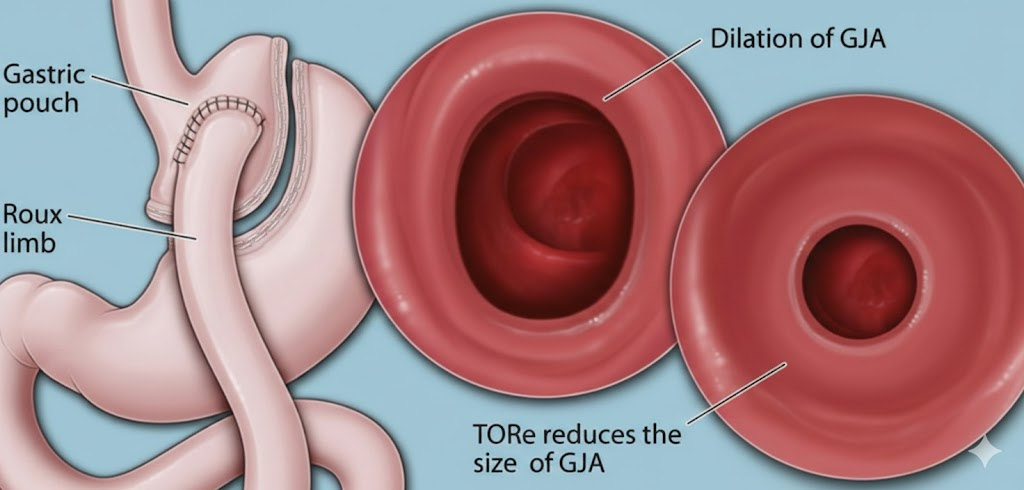 Transoral Outlet Reduction (TORe) for Weight Regain After Gastric Bypass